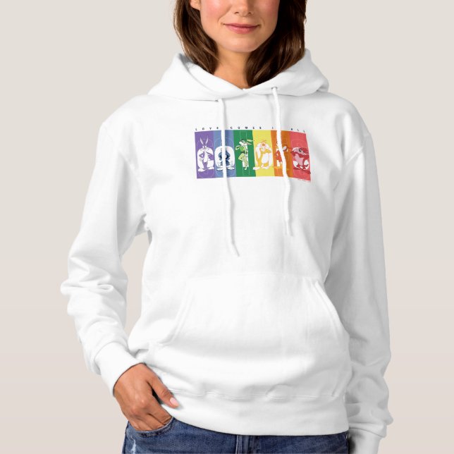 LOONEY TUNES™ - Liebe kommt in allen Farben Hoodie (Vorderseite)