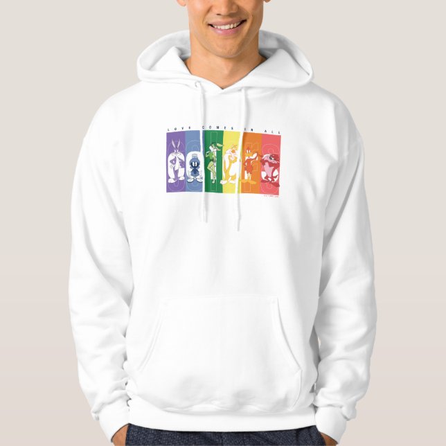 LOONEY TUNES™ - Liebe kommt in allen Farben Hoodie (Vorderseite)