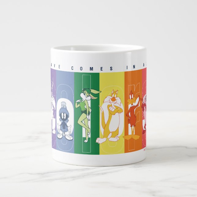 LOONEY TUNES™ - Liebe kommt in allen Farben Jumbo-Tasse (Vorderseite)