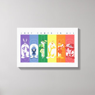 LOONEY TUNES™ - Liebe kommt in allen Farben Leinwanddruck