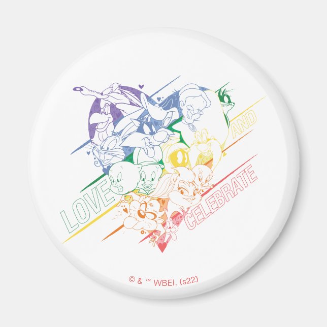 LOONEY TUNES™ - Liebe und Feiern Magnet (Vorne)