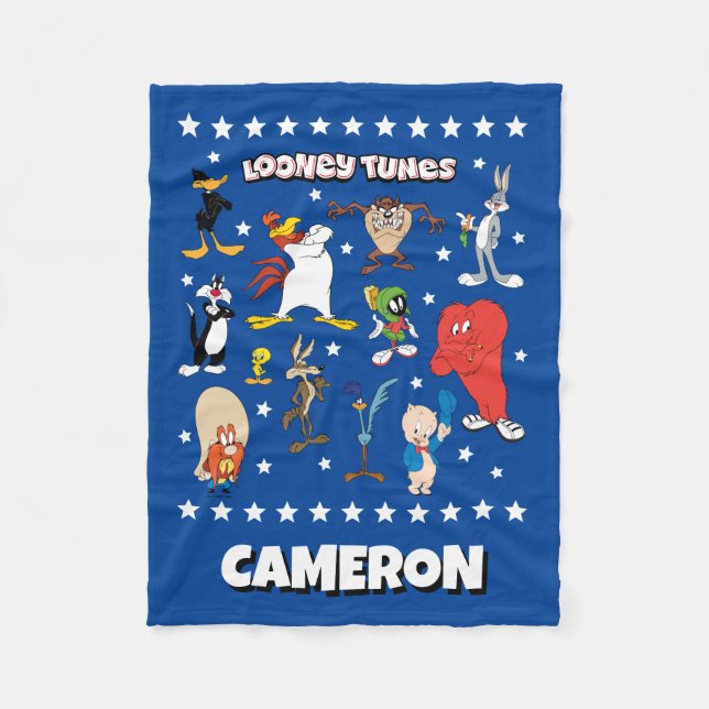 LOONEY TUNES™ Logo Fleecedecke (Vorderseite)