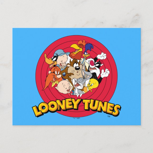 LOONEY TUNES™ Logo Postkarte (Vorderseite)