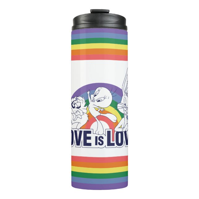 LOONEY TUNES™ - Love Is Love Thermosbecher (Vorderseite)