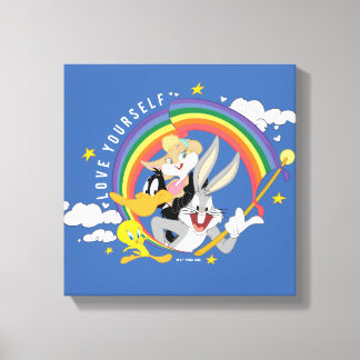 LOONEY TUNES™ - Love Yourself Pride Badge Leinwanddruck