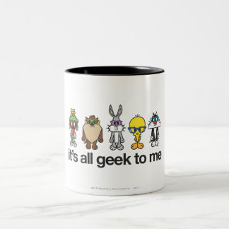 LOONEY TUNES™ Nerds - alles in Ordnung für mich Zweifarbige Tasse