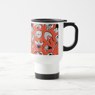 LOONEY TUNES™ Retro-Halbtonmuster Reisebecher