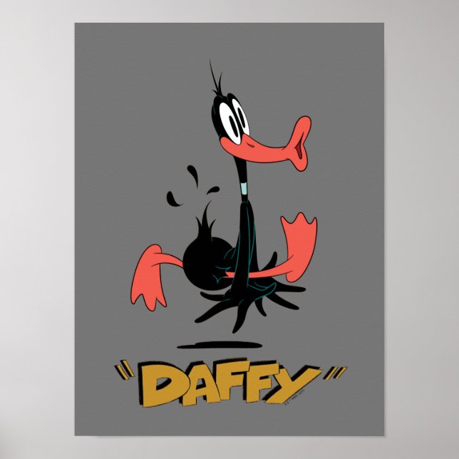 LOONEY TUNES™ Retro-Lachen | DAFFY DUCK™ Poster (Vorne)