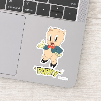 LOONEY TUNES™ Retro-Lachen | Porky Pig Aufkleber
