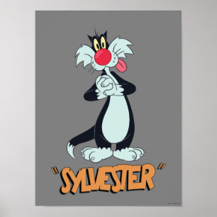LOONEY TUNES™ Retro-Lachen   SYLVESTER™ Poster
