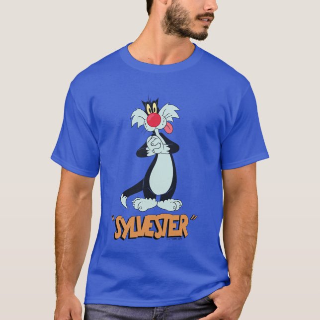 LOONEY TUNES™ Retro-Lachen | SYLVESTER ™ T-Shirt (Vorderseite)