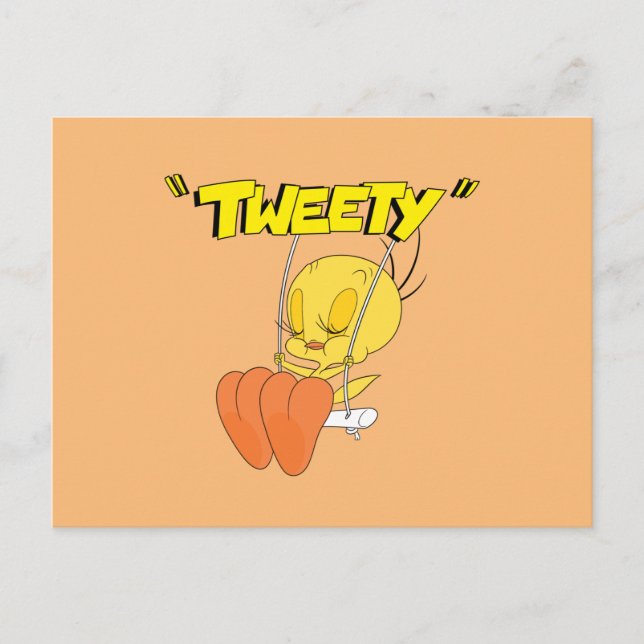 LOONEY TUNES™ Retro-Lachen | TWEETY™ Postkarte (Vorderseite)