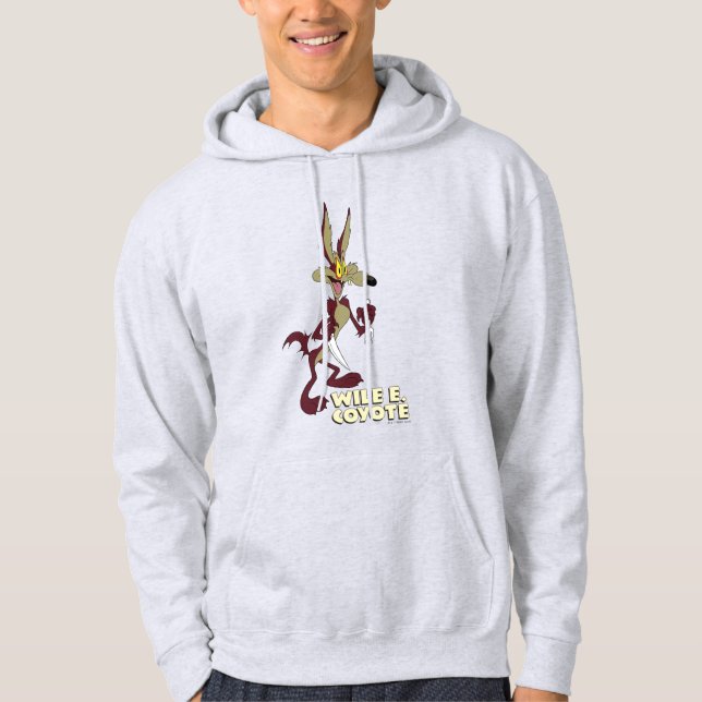 LOONEY TUNES™ Retro-Lachen| WILE E. COYOTE™ Hoodie (Vorderseite)