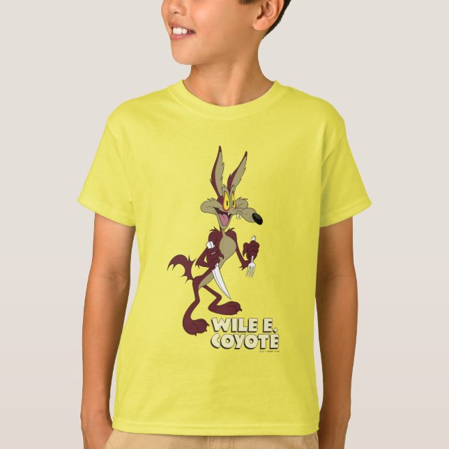 LOONEY TUNES™ Retro-Lachen| WILE E. COYOTE™ T-Shirt (Vorderseite)