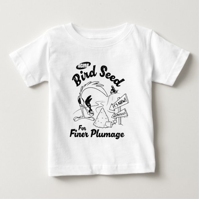 LOONEY TUNES™ | ROAD RUNNER™ Bird Seed Baby T-shirt (Vorderseite)