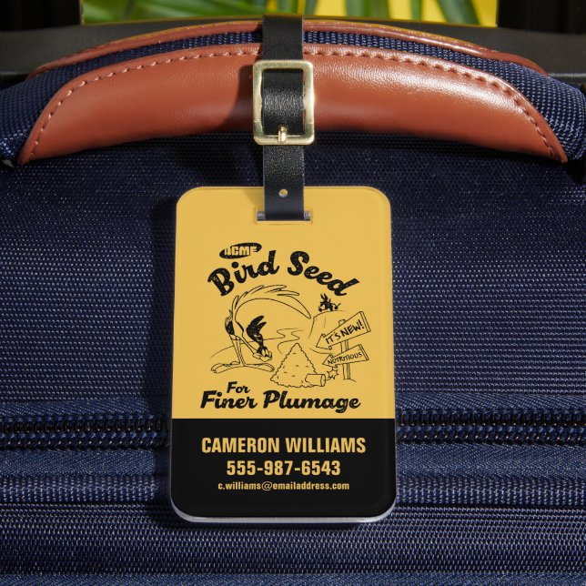 LOONEY TUNES™ | ROAD RUNNER™ Bird Seed Gepäckanhänger (Vorderseite Insitu 2)