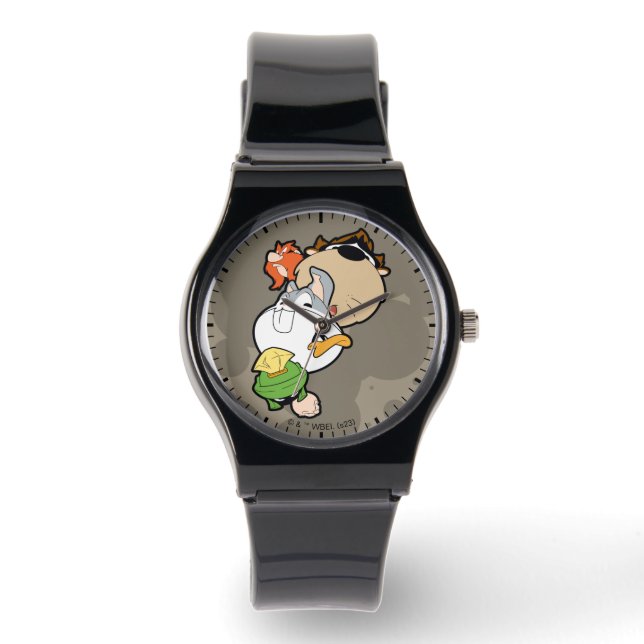 LOONEY TUNES™ Stilisierte Big Heads Armbanduhr (Vorderseite)