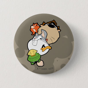 LOONEY TUNES™ Stilisierte Big Heads Button