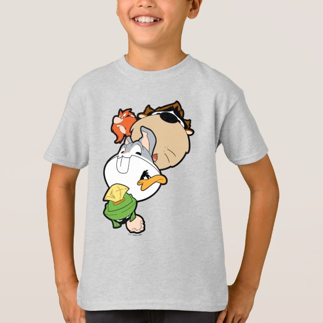 LOONEY TUNES™ Stilisierte Big Heads T-Shirt (Vorderseite)