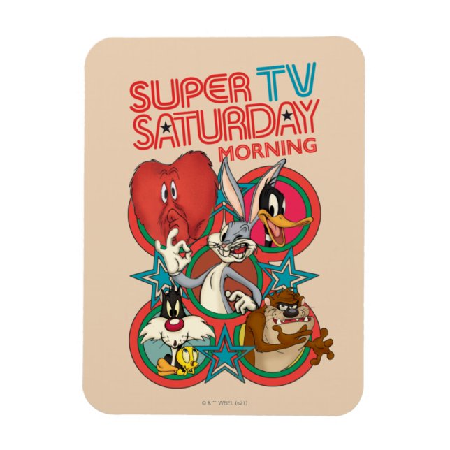 LOONEY TUNES™ | Super TV Samstagvormittag Magnet (Vertikal)