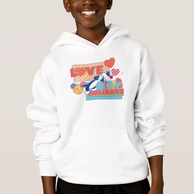 LOONEY TUNES™ | SYLVESTER™ & TWEETY™Liebe Urlaub Hoodie (Vorderseite)
