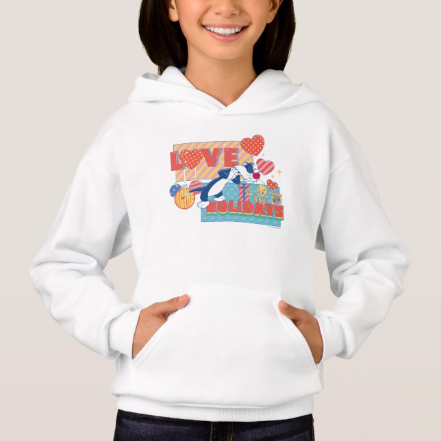 LOONEY TUNES™ | SYLVESTER™ & TWEETY™Liebe Urlaub Hoodie (Vorderseite)