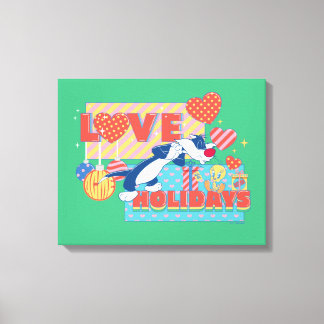 LOONEY TUNES™ | SYLVESTER™ & TWEETY™Liebe Urlaub Leinwanddruck