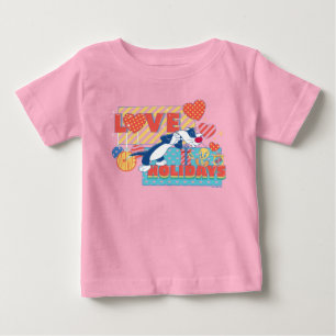 LOONEY TUNES™   SYLVESTER™ & TWEETY™Liebt Feiertag Baby T-shirt