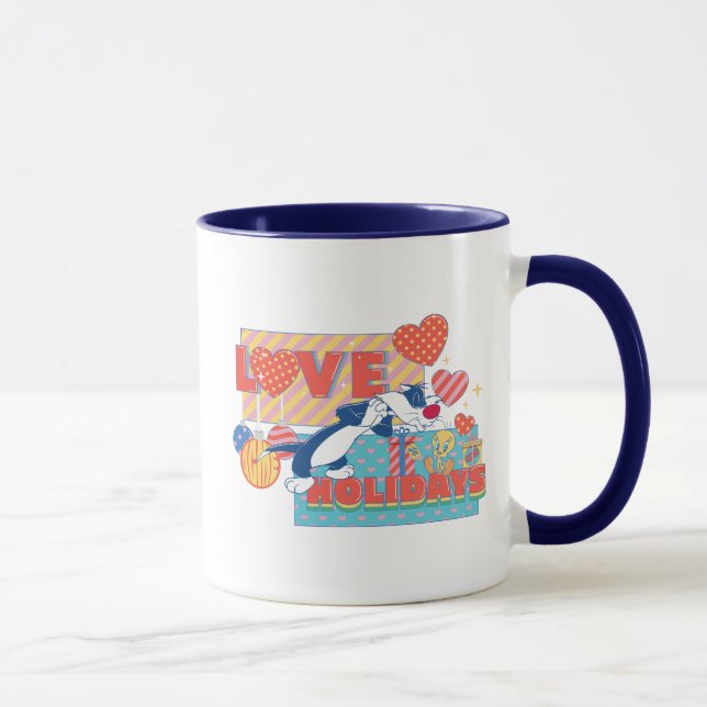 LOONEY TUNES™ | SYLVESTER™ & TWEETY™Love Holidays Tasse (Rechts)