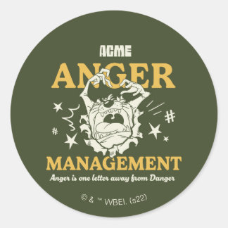 LOONEY TUNES™ |TAZ™ ACME Anrufermanagement Runder Aufkleber