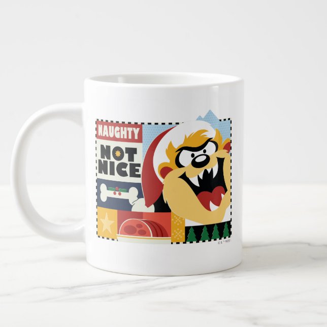 LOONEY TUNES™ TAZ™ Naughty Not Nice Jumbo-Tasse (Links)