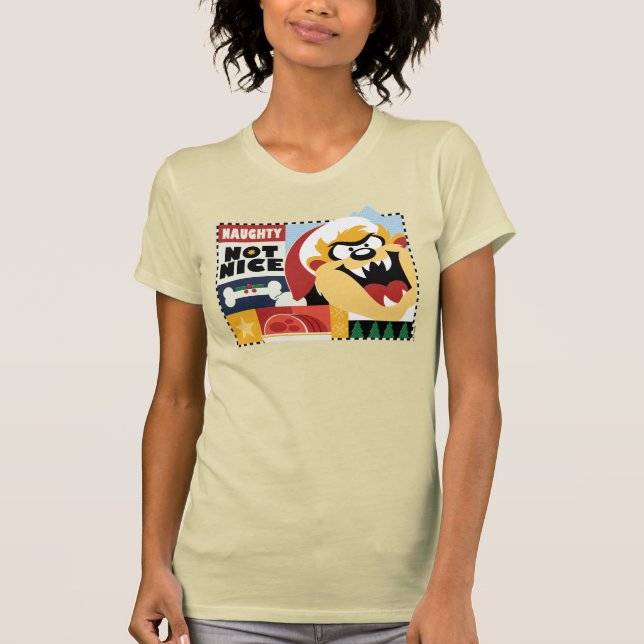 LOONEY TUNES™ TAZ™ Naughty Not Nice T-Shirt (Vorderseite)
