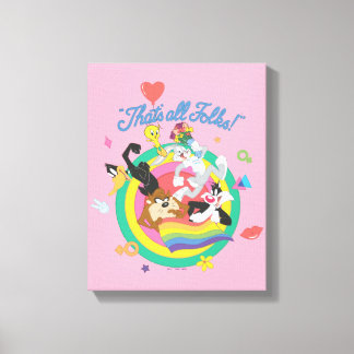 LOONEY TUNES™ - That's All Folks! Pride Bullseye Leinwanddruck