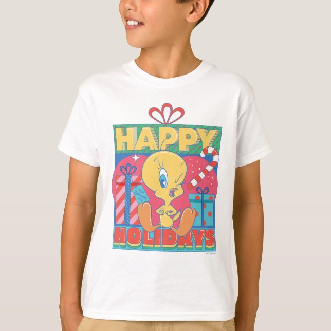 LOONEY TUNES™ | TWEETY™ Happy Holidays T-Shirt (Vorderseite)