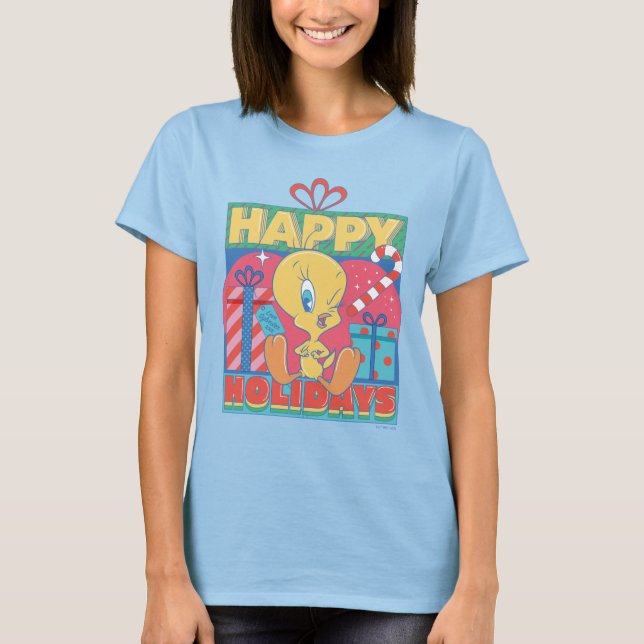 LOONEY TUNES™ | TWEETY™ Happy Holidays T-Shirt (Vorderseite)