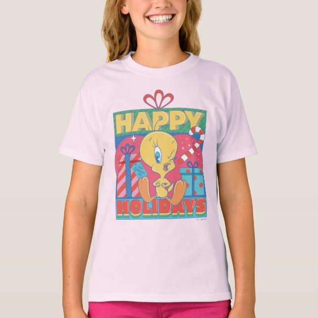 LOONEY TUNES™ | TWEETY™ Happy Holidays T-Shirt (Vorderseite)