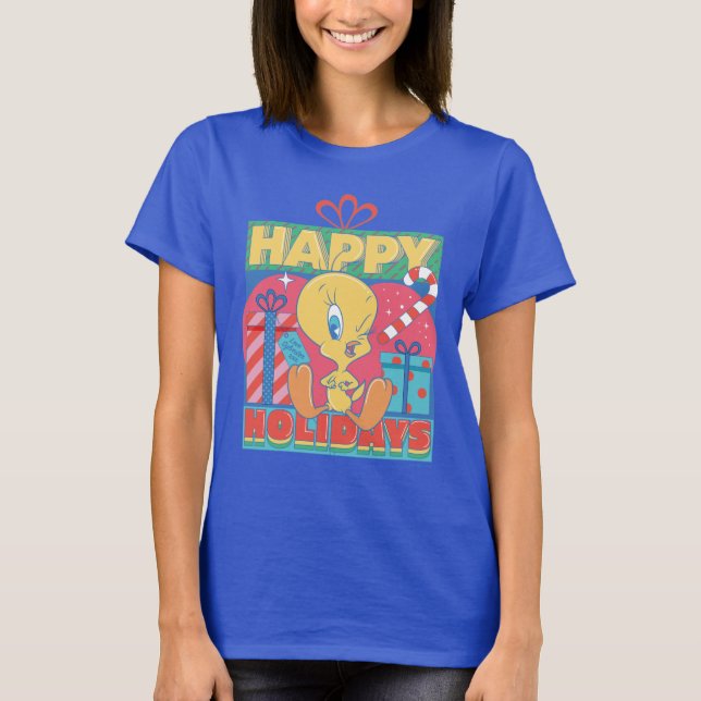 LOONEY TUNES™ | TWEETY™ Happy Holidays T-Shirt (Vorderseite)