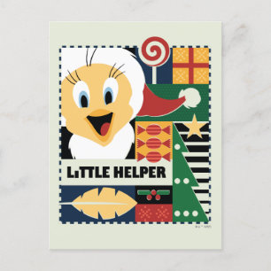 LOONEY TUNES™ TWEETY™ Kleiner Helfer Feiertagspostkarte