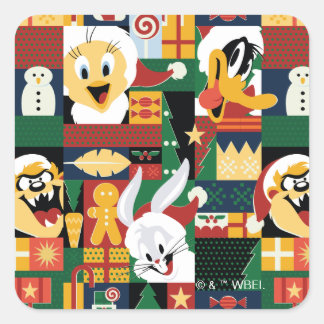 LOONEY TUNES™Urlaubstyp Quadratischer Aufkleber