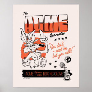 LOONEY TUNES™   WILE E. COYOTE™ ACME Boxhandschuh Poster