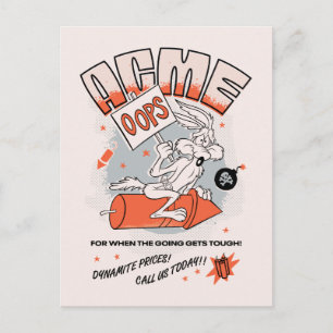 LOONEY TUNES™   WILE E. COYOTE™ ACME Dynamite Postkarte