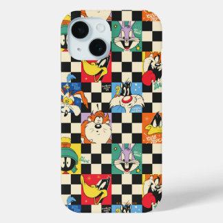 LOONEY TUNES™ Zeichen auf Schwarz/Weiß-Schachbrett Case-Mate iPhone Hülle