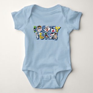 LOONEY TUNES™ Zeichen in Buchstaben Baby Strampler