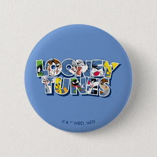 LOONEY TUNES™ Zeichen in Buchstaben Button