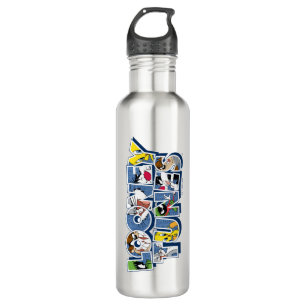 LOONEY TUNES™ Zeichen in Buchstaben Edelstahlflasche