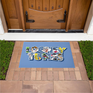 LOONEY TUNES™ Zeichen in Buchstaben Fußmatte