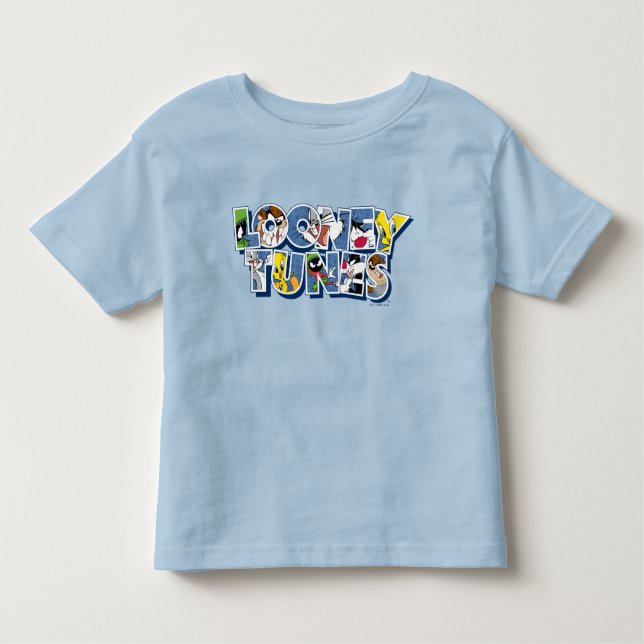 LOONEY TUNES™ Zeichen in Buchstaben Kleinkind T-shirt (Vorderseite)