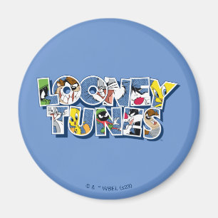 LOONEY TUNES™ Zeichen in Buchstaben Magnet