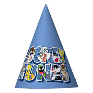 LOONEY TUNES™ Zeichen in Buchstaben Partyhütchen