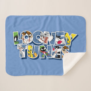 LOONEY TUNES™ Zeichen in Buchstaben Sherpadecke